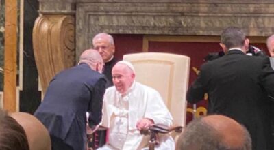 Il Presidente Cerchiaro incontra Papa Francesco