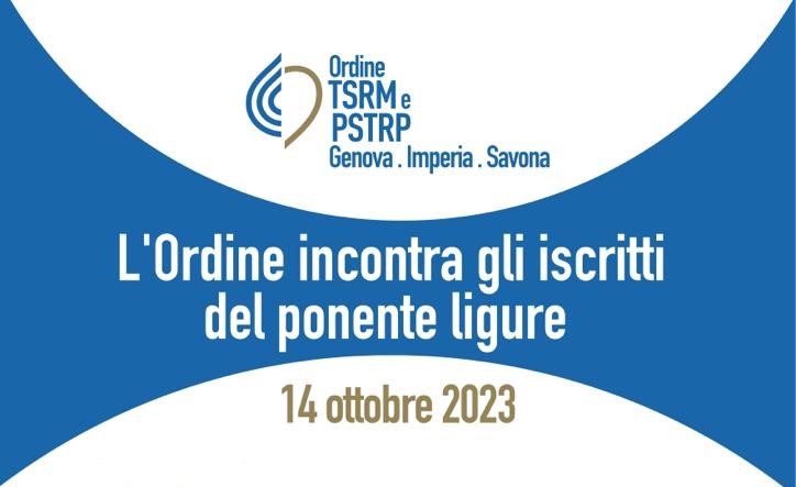 Evento “L’Ordine incontra gli iscritti del ponente ligure”